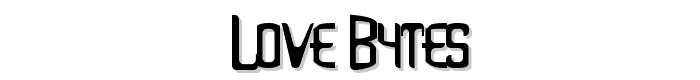 Love Bytes font